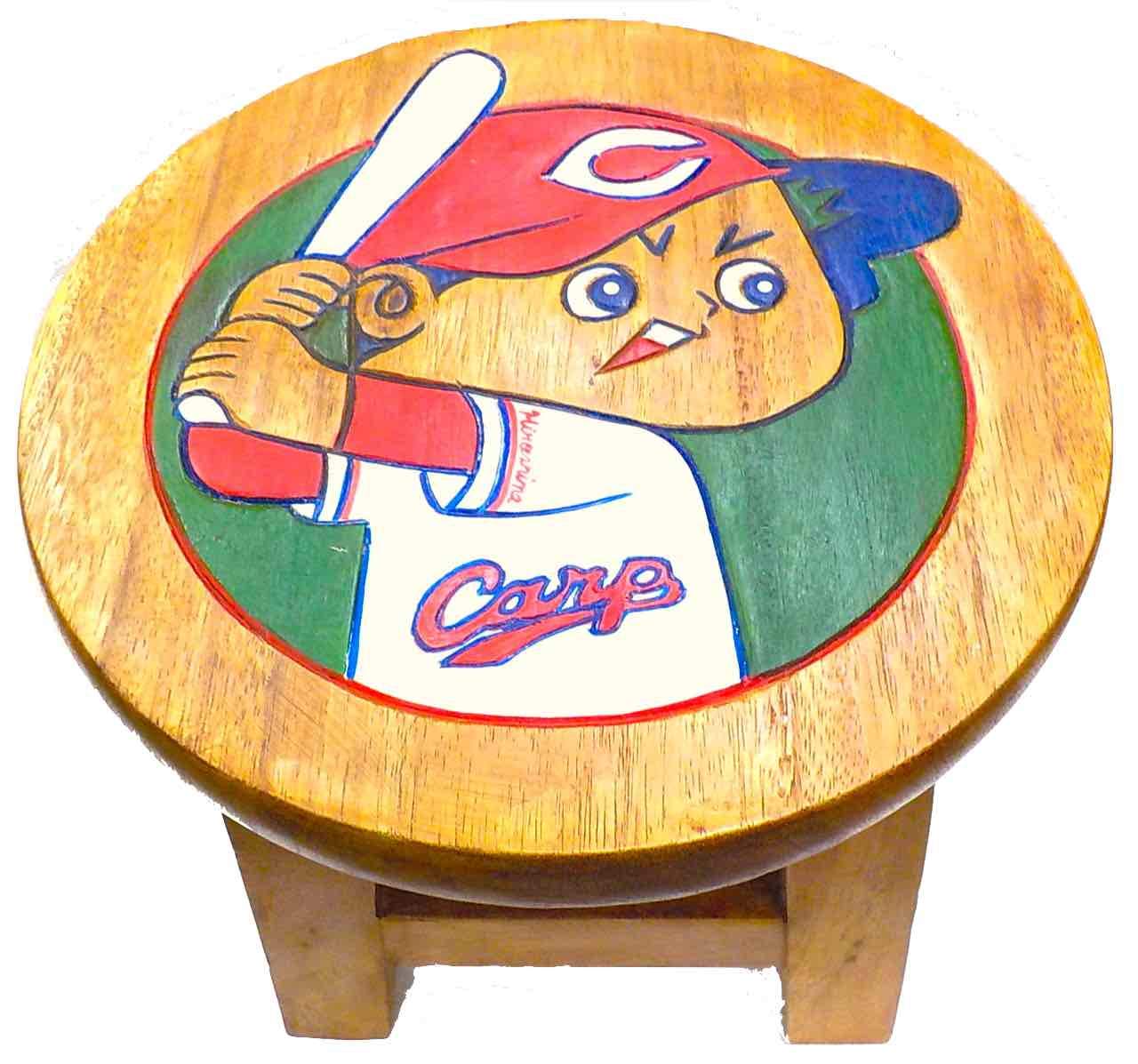 広島東洋カープ カープ坊や ミニスツール 広島東洋カープ カープ坊や ミニスツール